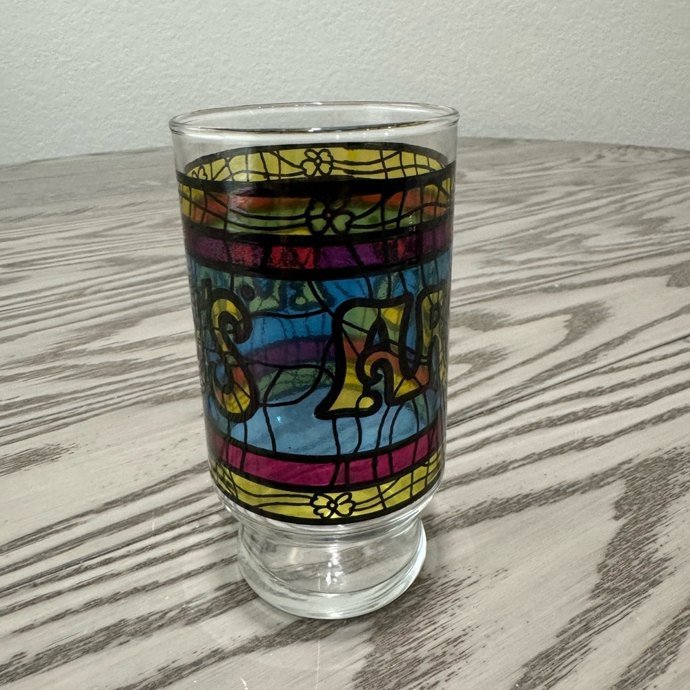 Vintage Arby’s Stained Glass Tumbler Cup - Picture 4 of 6